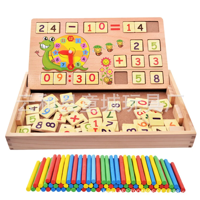 

Manufacturers Direct Selling Wooden Toys Children Multi-functional Blackboard Easel Educational Early Childhood Science Inserted