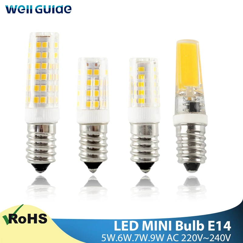 

E14 LED Bulb Light 5W 6W 7W 9W 12W AC 220V 240V Led Lamp E14 Mini Ceramics bulb led Candle Spotlight Lampada Ampoule Bombilla
