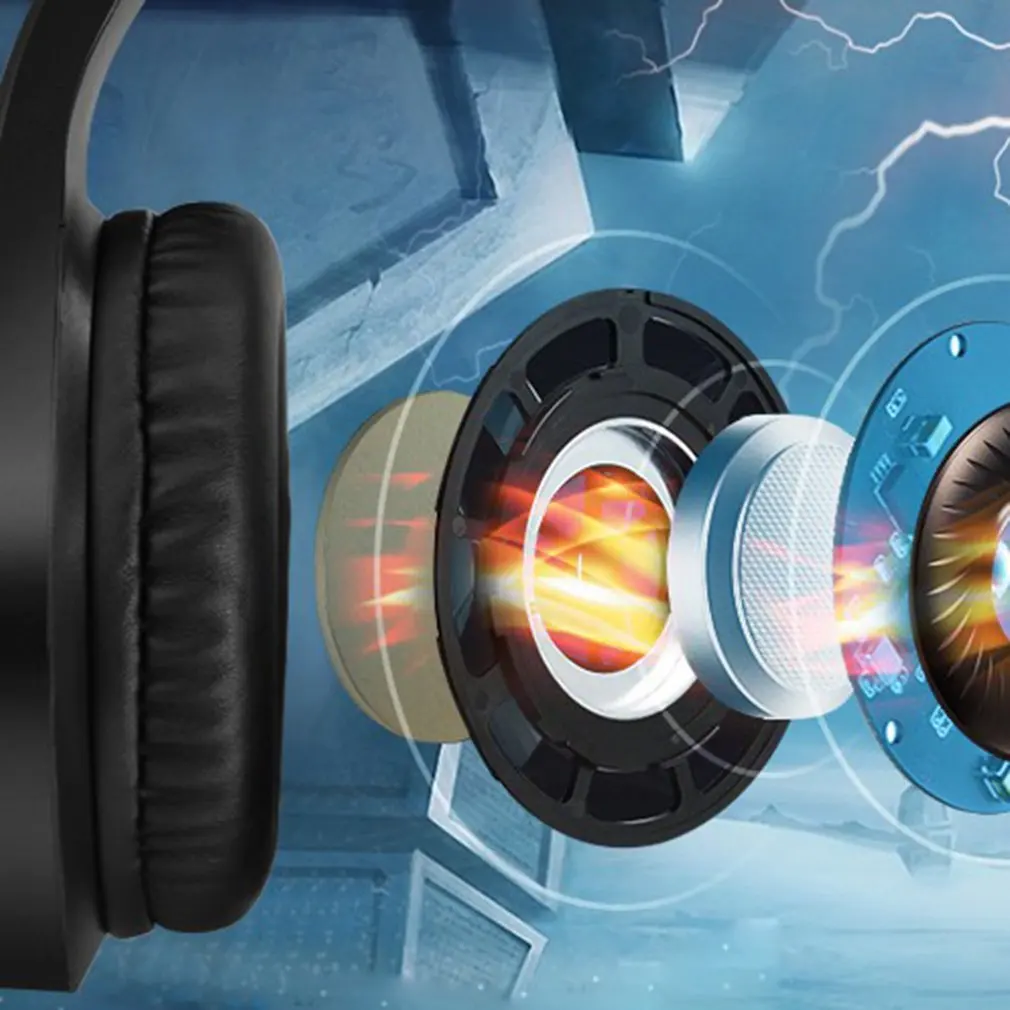 J1 A Head mounted Wired Luminous Earphones Gaming Headsets Portable Wired Mobile Phone Computer Headsets