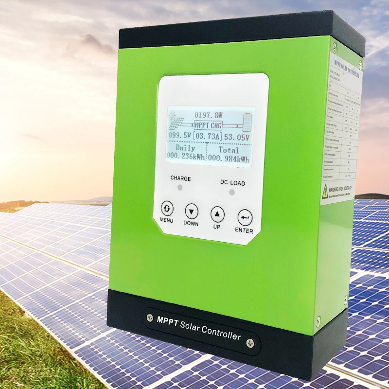 

mppt solar charge controller 40a solar panel regulator 12V 24V 48V LCD auto lithium-ion battery lead-acid cell 40A
