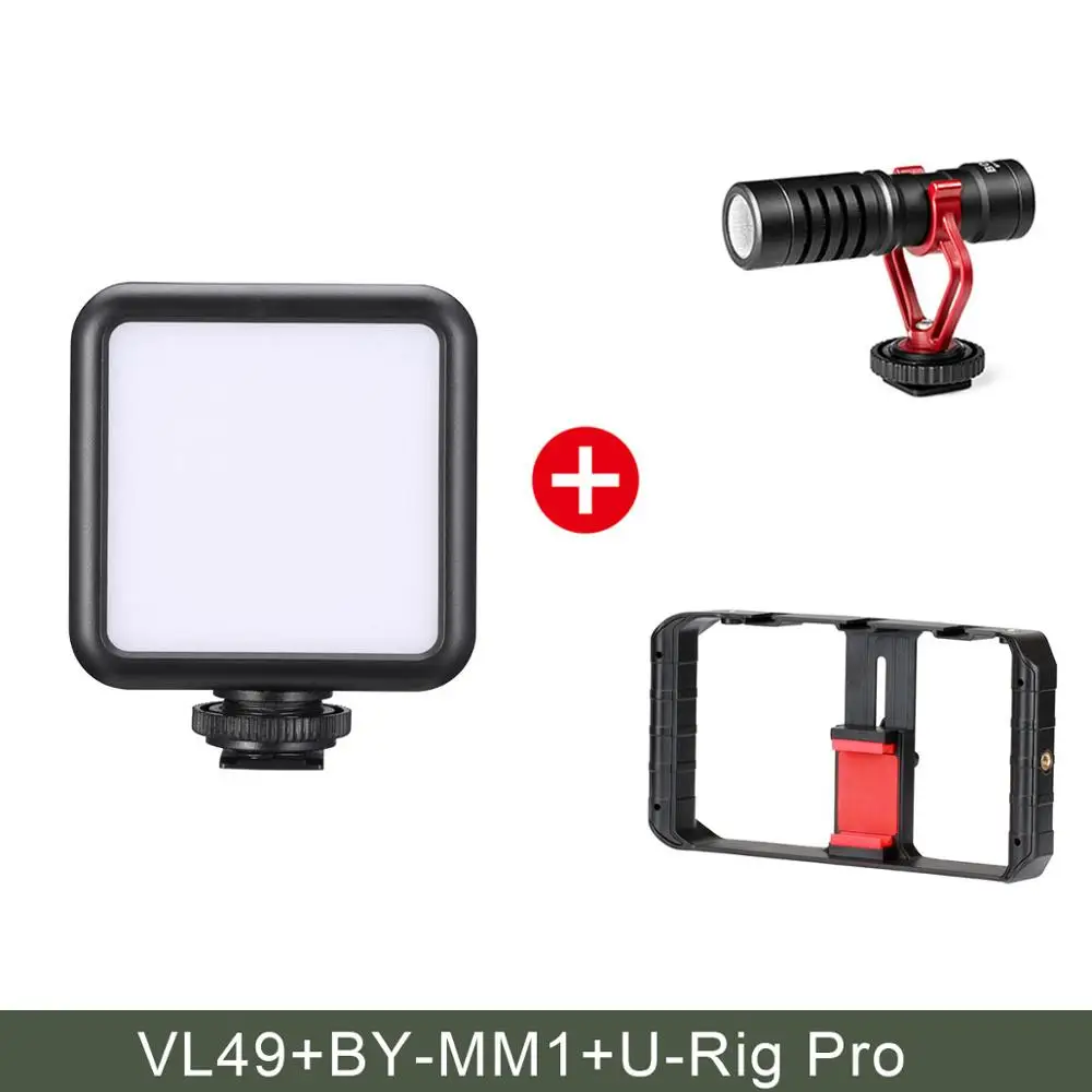 Undate Kit Ulanzi U-Rig Pro смартфон видео Риг w 3 башмак крепления для съемки фильмов Чехол ручной телефон видео стабилизатор Ручка штатив крепление стенд - Цвет: Undate Kit