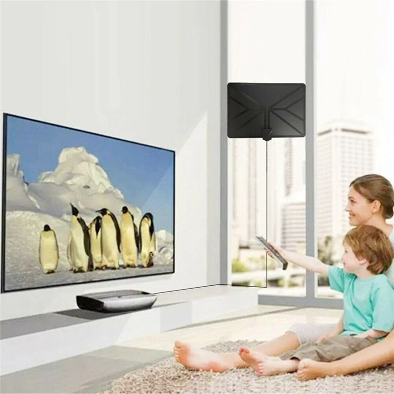 FULL-4K цифровая HDTV Антенна Внутренняя усиленная антенна 996 км Диапазон с HD1080P DVB-T2 Freeview tv для жизни местные каналы