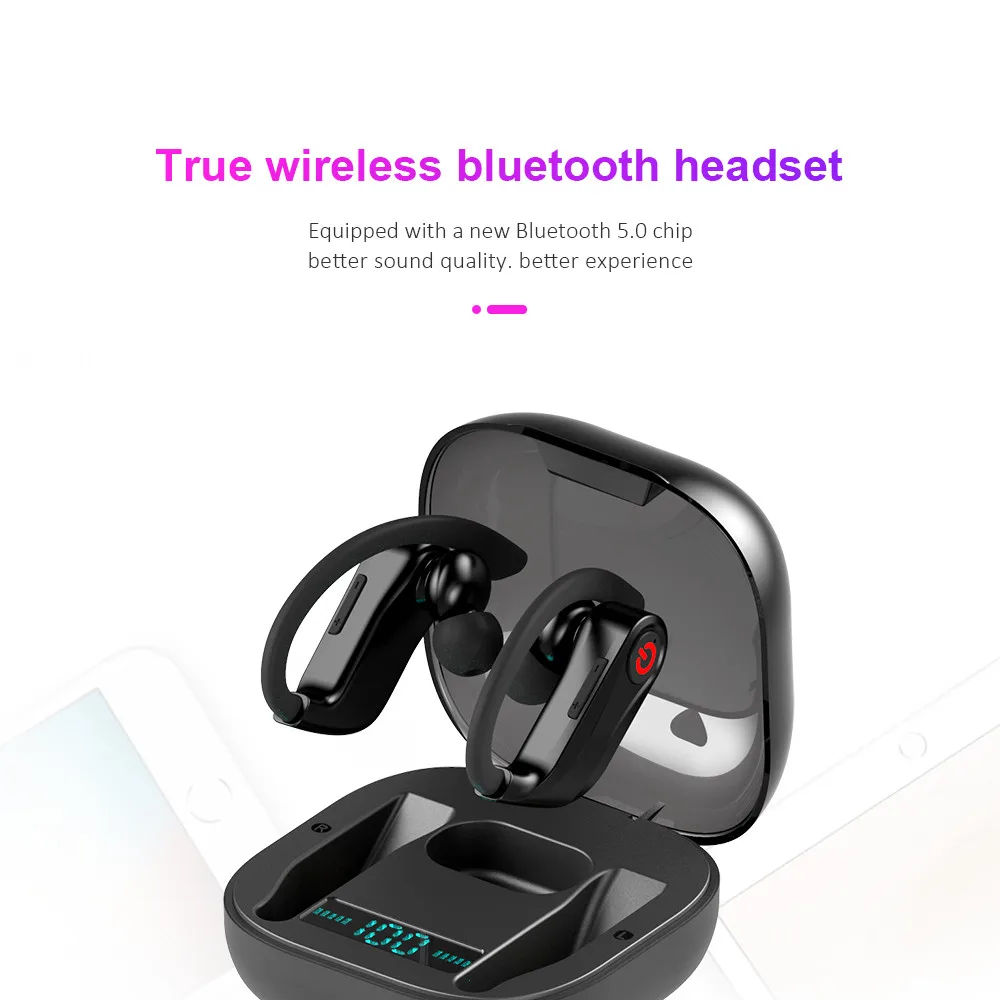 CBAOOO TWS Bluetooth гарнитура наушники беспроводные наушники стерео Бег Спорт бас с микрофоном для iPhone Xiaomi huawei