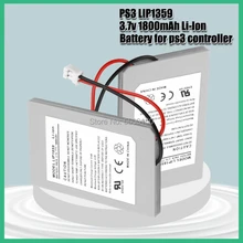 Bateria recarregável de 3.7v 1800mah para o controlador sem fio da bateria do controlador de sony ps3 bluetooth