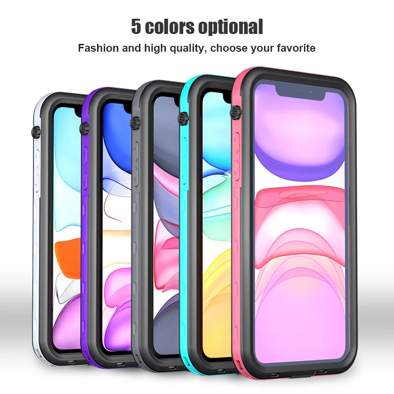 Водонепроницаемый чехол SHELBOX для телефона iPhone 11 Pro Max 360 защитный плавания SE 7 8 Plus XR