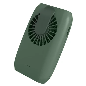 

-USB Mini Electric Fan, Portable Hanging Waist Hanging Neck Hanging Wrist Lazy Fan