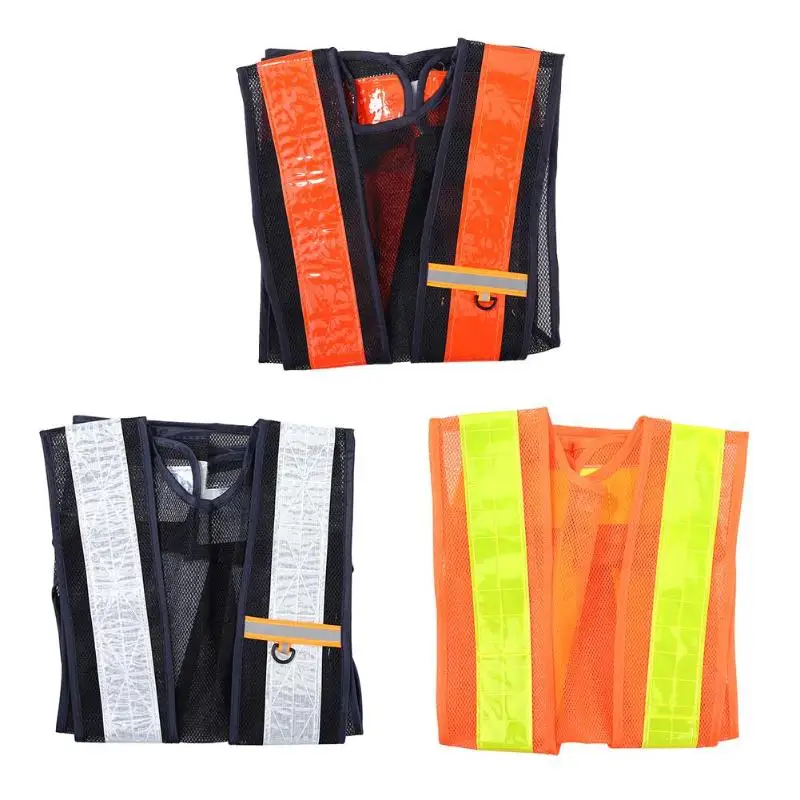 

Adjustable Safety Security High Visibility Reflective Night Running Safety Jacket Traffic Facilities Warning Security Clothing