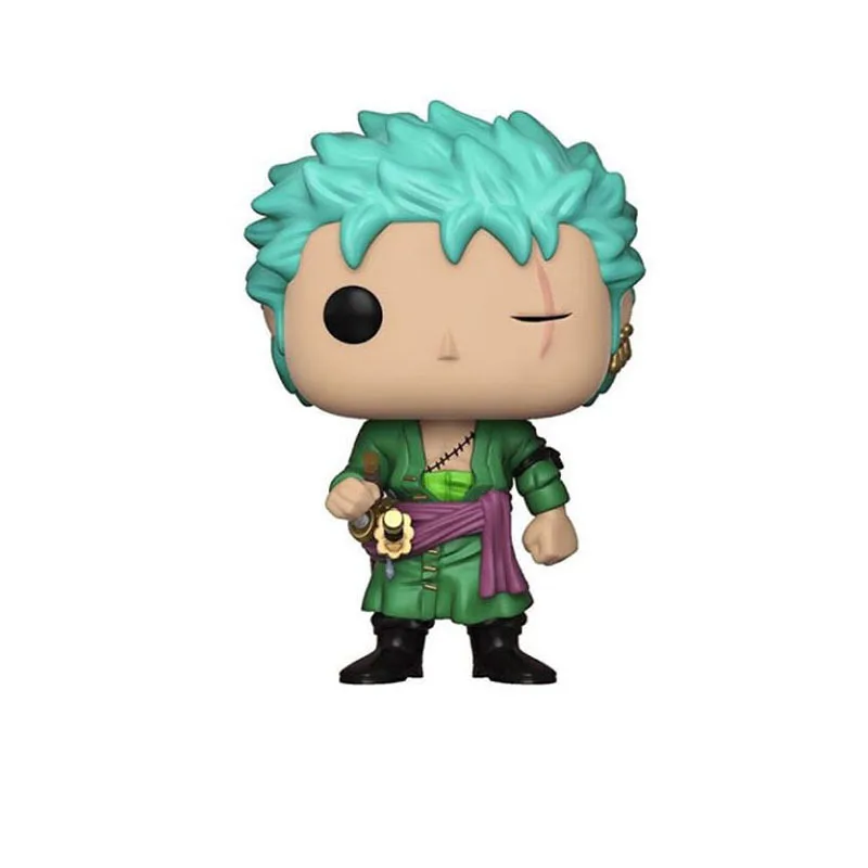 FUNKO POP японское аниме One Piece Three Swords Roronoa Zoro виниловые экшн Фигурки игрушки для детей