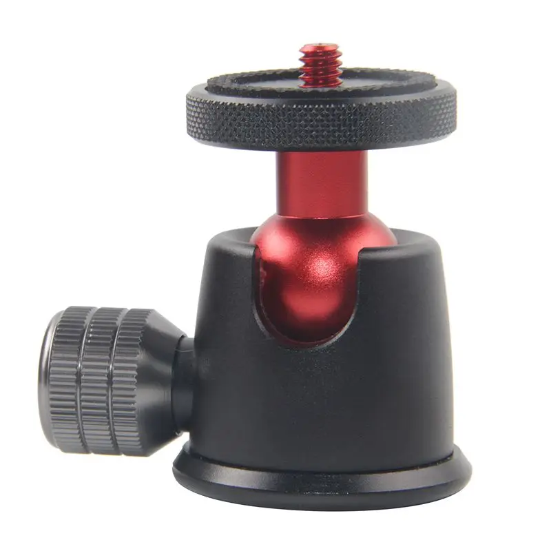 Tripod Mini Ball Head Tripod Mount Head-Metal Ballhead 360 Degree Pan 90 Degree Tilt Tripod Mount With 1/4 Inch Screw For Digita
