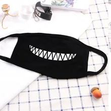 1 шт Лаки Expression хлопок Пылезащитная Маска Рот Лицо аниме мультфильм женщины мужчины маски со ртом для лица