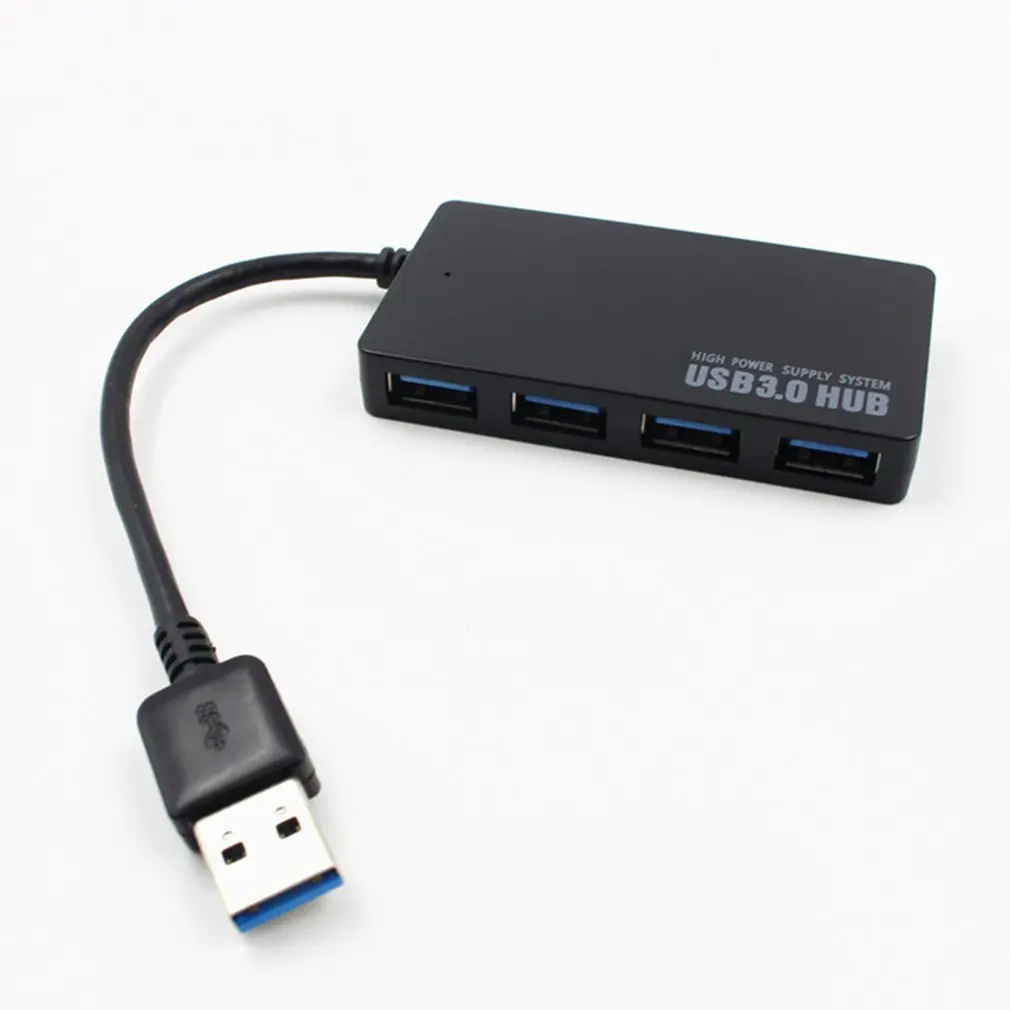 USB 4 Порты и разъёмы концентратор электроадаптер для зарядки кабель для смартфона планшета Высокое Скорость расширения настольных ПК ноутбук адаптер переменного тока