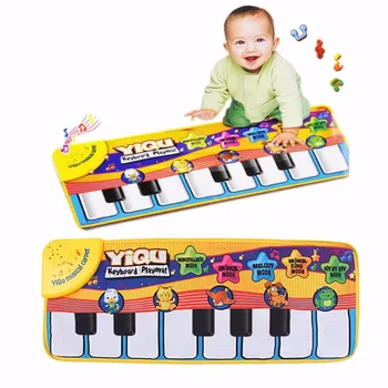 

Children Piano Keyboard Music Learn Singing Gym Carpet Touch Play Mats Blanket Kids Educational Toy Gift For Kid Baby Toy