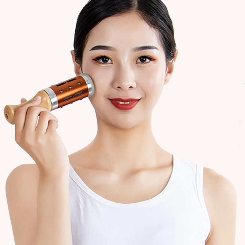 옥 쑥뜸기 따뜻한 페이셜 뷰티 마사지건 안마기 괄사 눈/목마사지기 지압 운동기구 무료배송