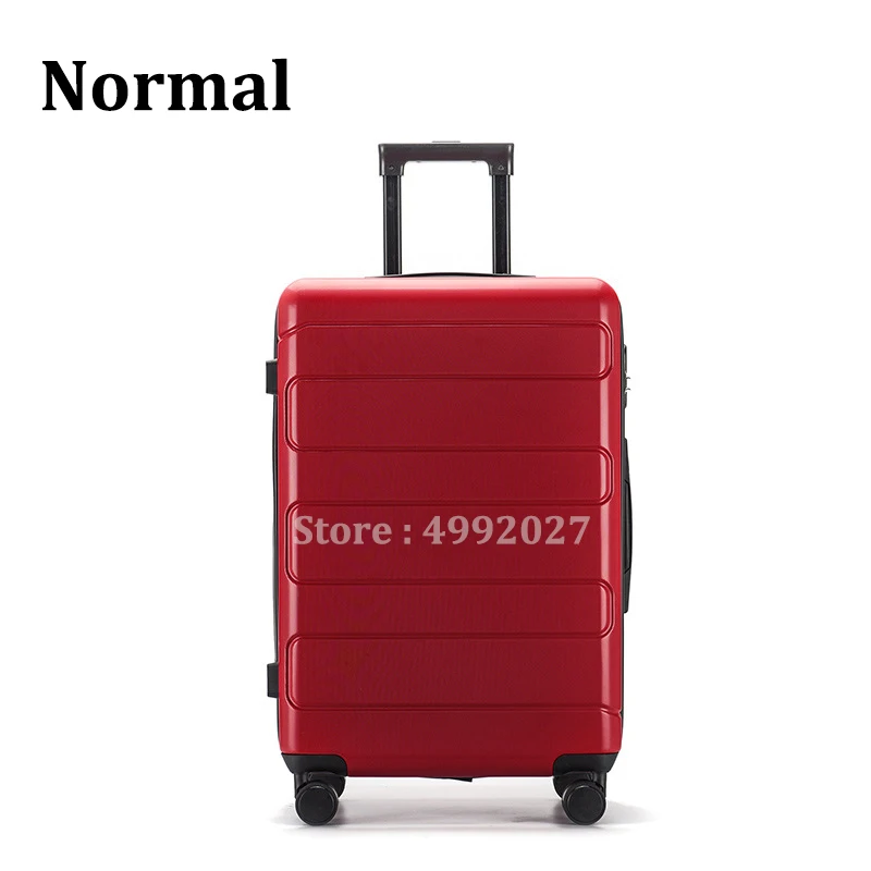 Red Комплект из 2 предметов, набор багажных чемоданов на косметичка 20/24/28 дюймов для девушек-студенток от тележка Чехол Путешествия spinner дорожный костюм чехол s с вспомогательными колесами - Цвет: Red