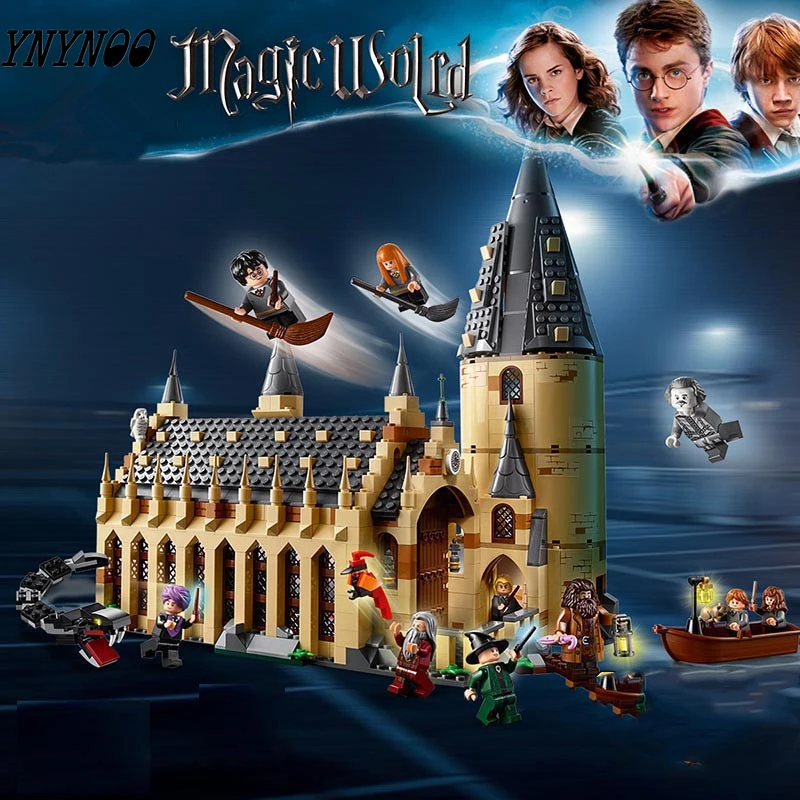 

New Movie Castle Hall Express Compatible with Legoinglys Model Building Blocks Bricks Toys Kids Gifts