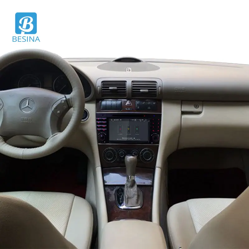 Besina Android 9,0 автомобильный dvd-плеер с двумя цифровыми входами для Mercedes Benz Sprinter W203 A180 Viano Vito wifi gps радио 4G+ 32G Мультимедиа Стерео