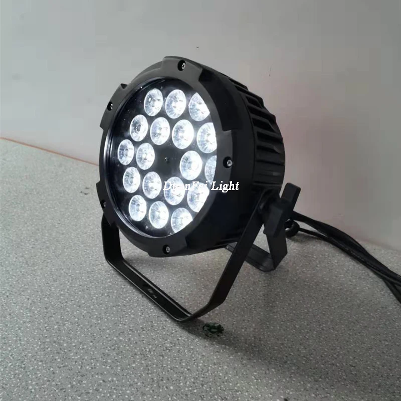 Высокое качество 18x18 Вт rgbwa УФ led par Банки открытый ip65 led плоский прожектор par с мультичипом rgbwa uv 18 Вт
