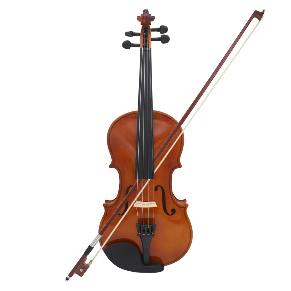 

Full 4/4 Size Acoustic Violin Basswood 4 String Musical Instrument with Case Bow Rosin