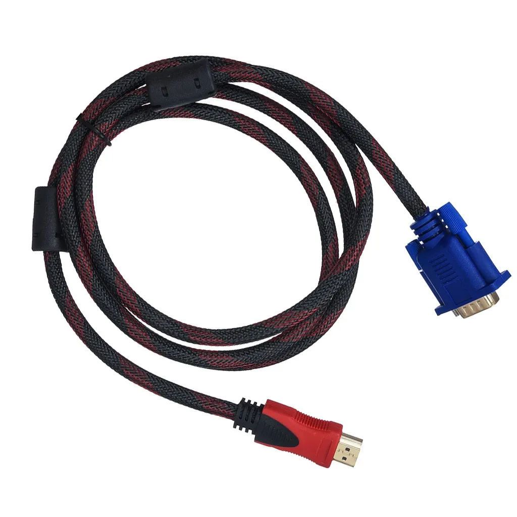 Full HD 1080P HDMI папа на 15 Pin VGA разъем адаптер конвертер кабель для HDTV Прямая