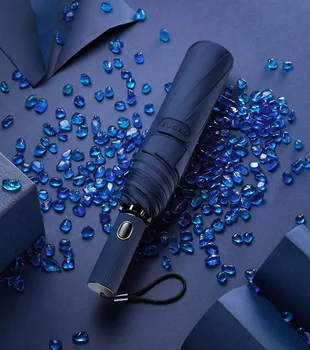 

2019 New Business Men's Automatic Folding Umbrella Windbreak Umbrella Men Necessary High-end Umbrella