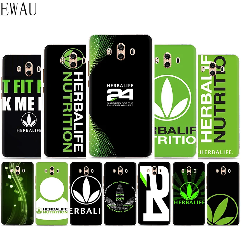 EWAU Herbalife силиконовый чехол для телефона Huawei Y7 Y9 Prime Mate 10 20 30 Lite Pro Nova 2i 3 3i 4