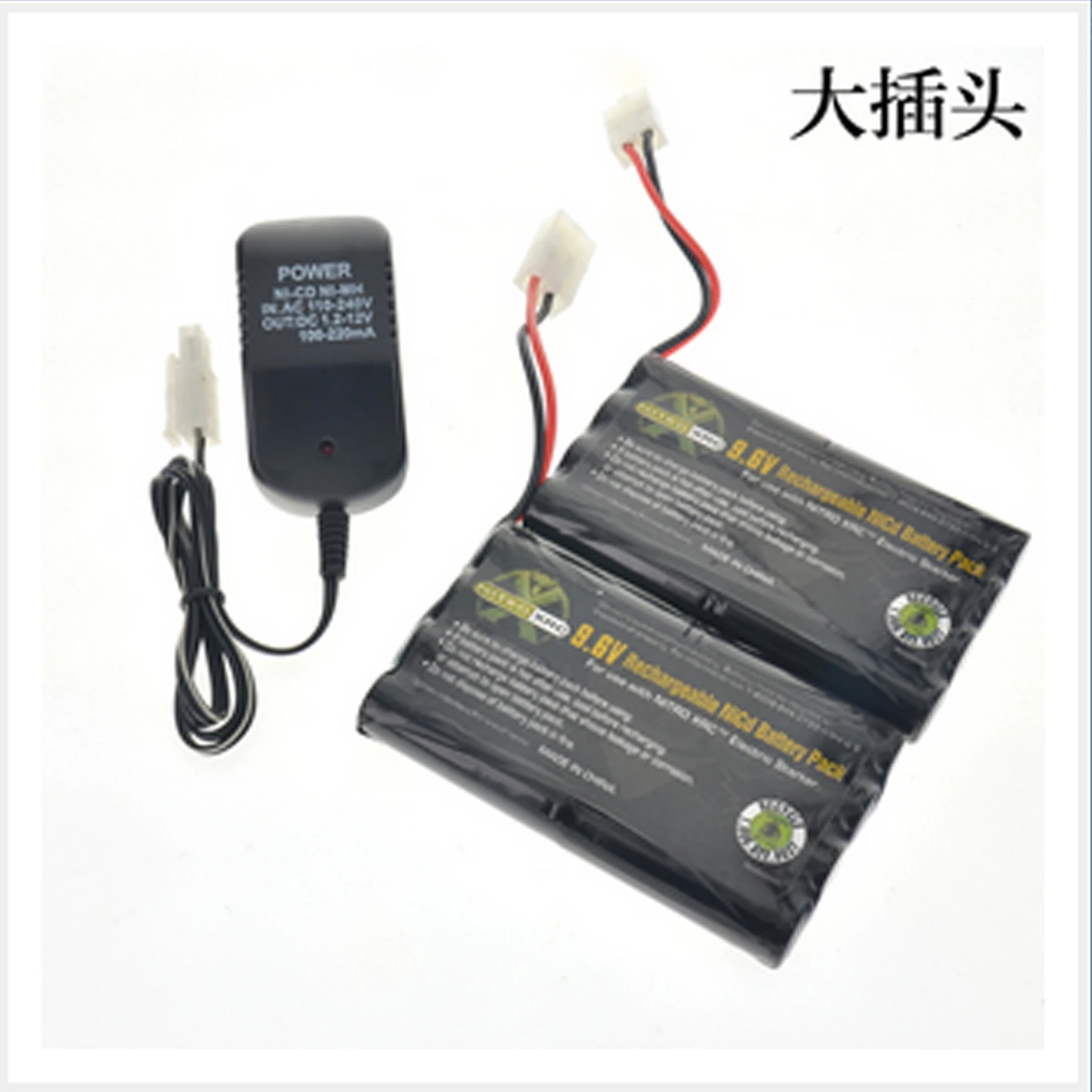 2x9,6 v 2400mAh Ni-cd разъем Tamiya аккумуляторная батарея