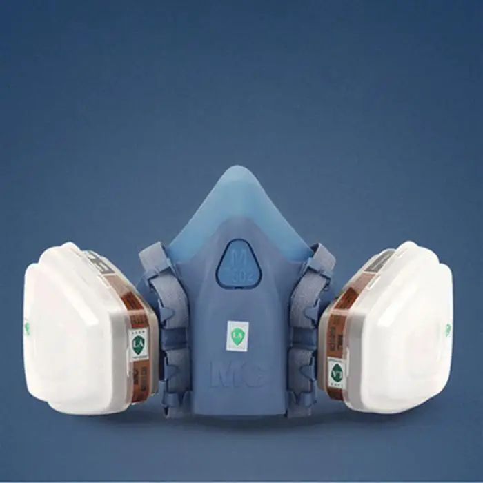 

Half Face Painting Spraying Anti-Dust Gas Respirator Mask Industrial Chemical Gas Safety Guard Suit Safety Work Filter Dust Mask