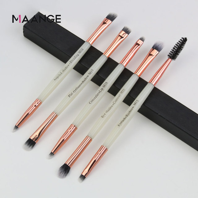 5/10Pcs Multifunctional Doubled Ended Eyeshadow Brush Makeup Brushes Set Powder Eye shadow Eyeliner Lip Makeup Brush Tools