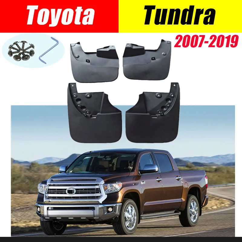 Брызговики для Toyota Tundra Fender Брызговики Tundra Брызговики автомобильные аксессуары авто styline Передние Задние 4 шт