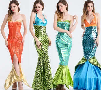 

Anime Sexy Little Mermaid Ariel Princess Costumes Adults Women Halloween Little Mermaid Ariel Cosplay Dress Up Fancy Dress