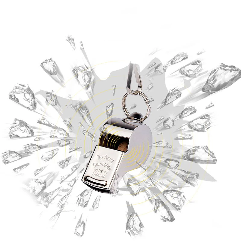 ACME 58 Thunderer metal copper referee designated whistle low frequency engineering outdoor large survival high decibel whistle