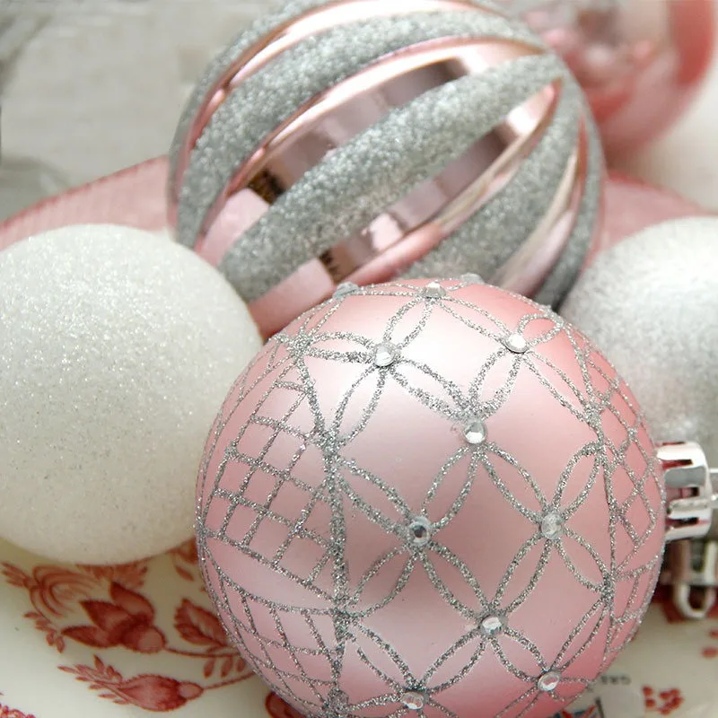 4 шт. Блестящий Рождественский шар висячие украшения Baubles праздничные украшения для рождественской вечеринки Подвески на рождественскую елку