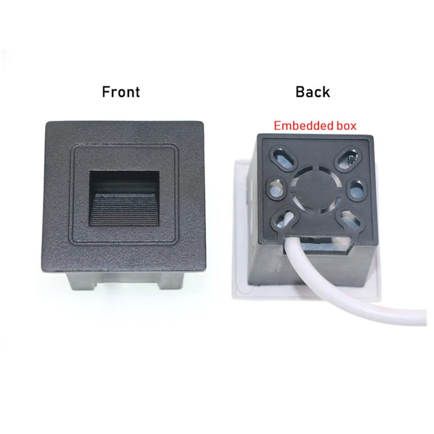 Высококачественный светодиодный светильник для ног 1 вт встроенный настенный