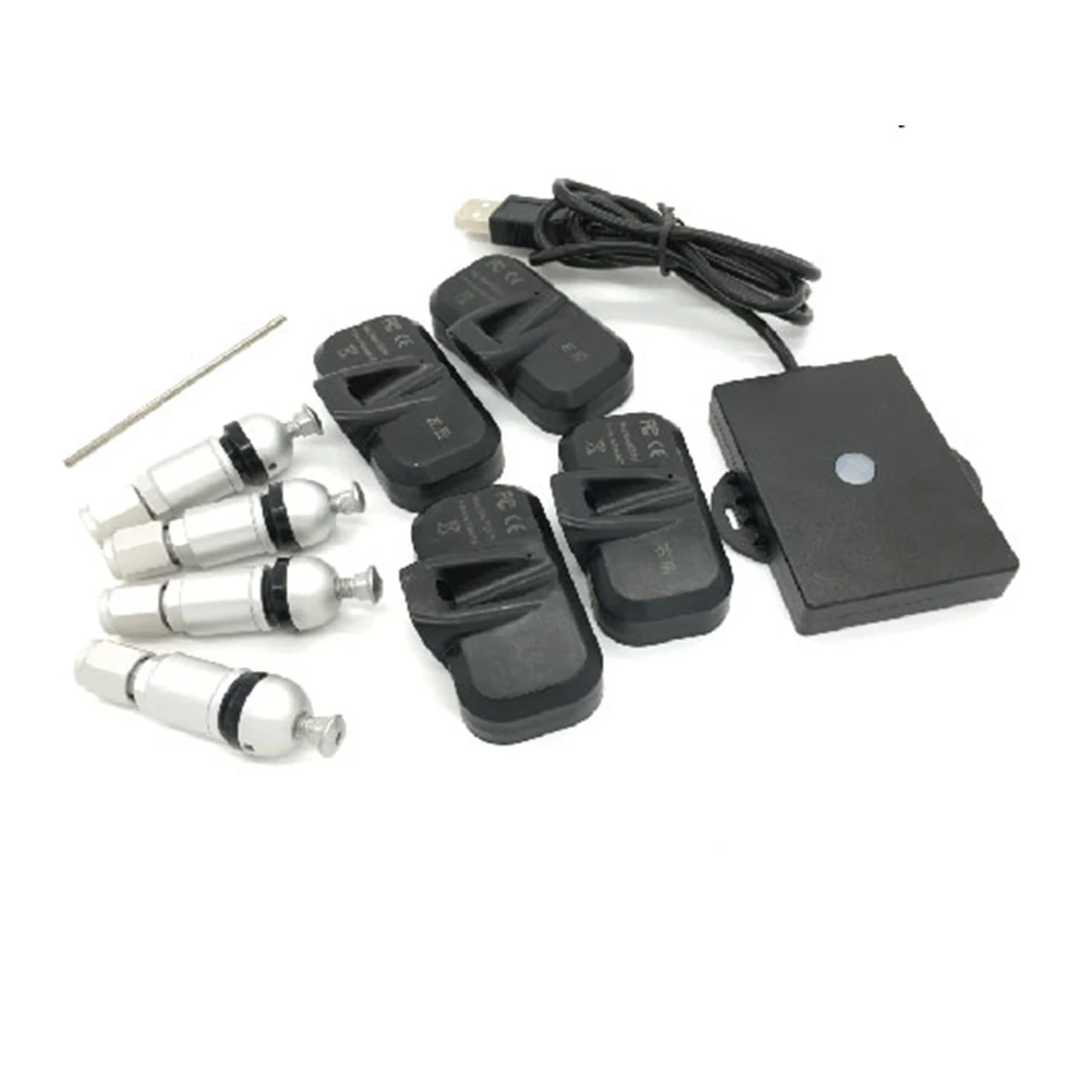 Built in USB Android TPMS автомобильная система контроля давления в шинах дисплей внутренние датчики Android навигационная сигнализация давления в шинах - Название цвета: Built in