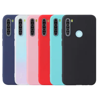 For Xiaomi Redmi Note 8 Pro 8T 8A Case Soft silicone Candy colors Skin Protective Back cover cases for xiaomi mi 10 |