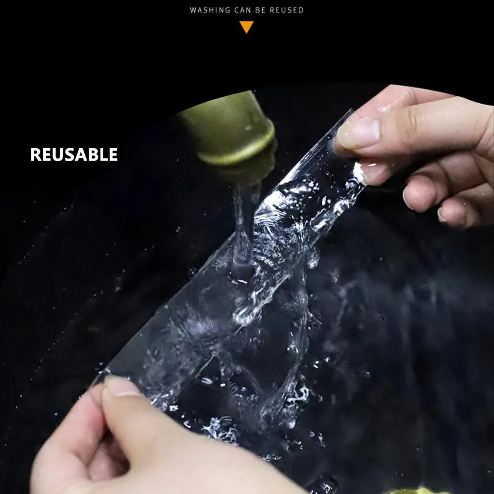 Reusable Practical Portable Seamless Nano Tape Million Times Transparent Wash Magic Glue Double-Sided Tapediscount