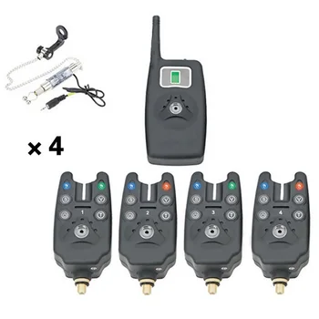 

Wireless Digital Illuminated Swinger Portable Indicator Sound Light ABS Practical Fishing Bite Alarm Outdoor Camping Alert Led