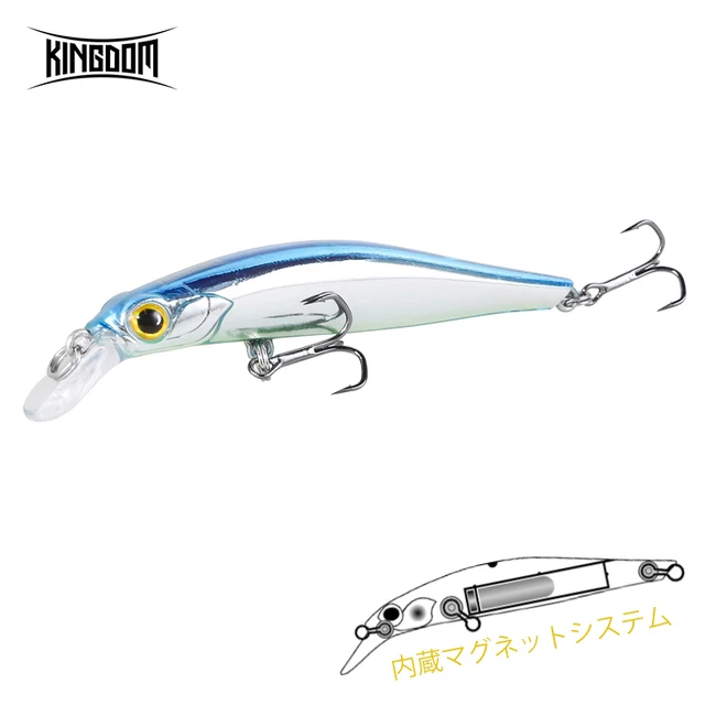 US $3.07 Kingdom Artists Jerkbaits Minnow Fishing Lures 80mm 9g 105mm 18.6g Slience Sinking High Quality Har