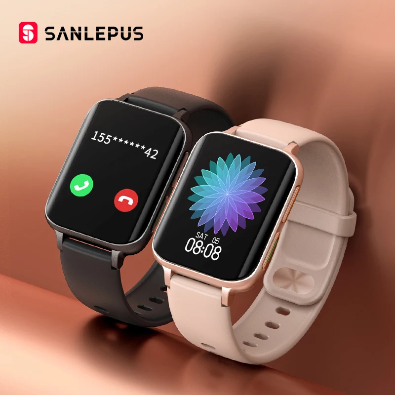 SANLEPUS 2021 NEW Dial Calls Smart Watch Men Women Waterproof Smartwatch MP3 Player For OPPO Android Apple Xiaomi Huawei
