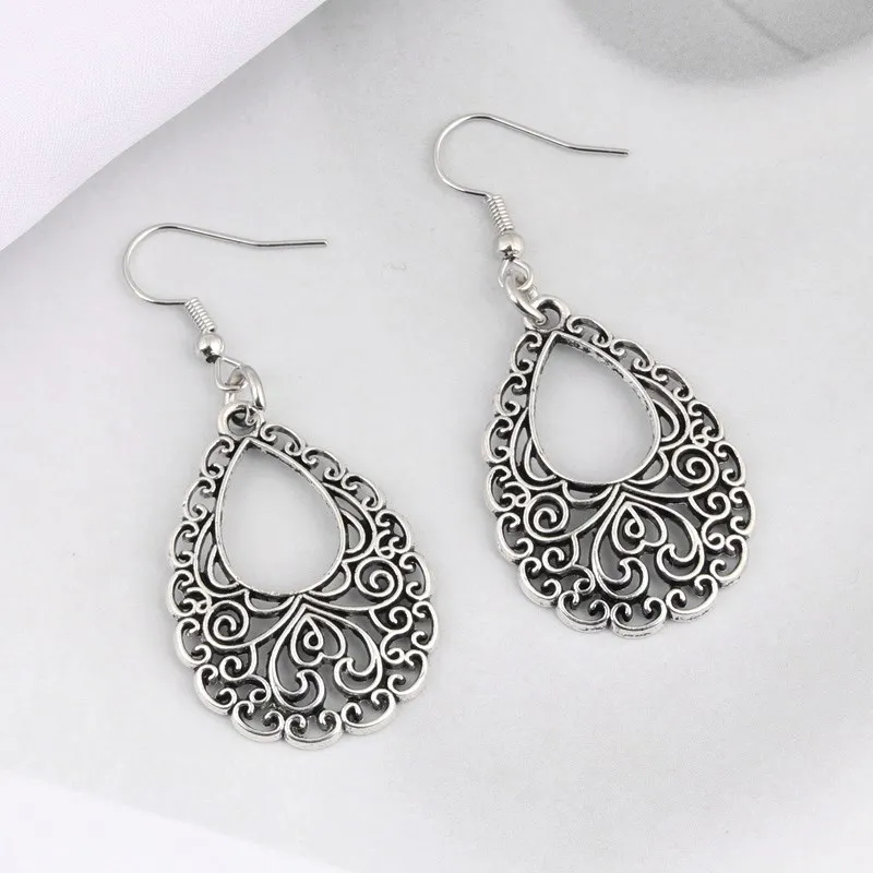 Ethnic Style Women Drop Earrings Fit Women Girl Gift Dangle Chandelier Ear Ornaments Handmade Jewelry 1Pair dangle earrings drop earrings