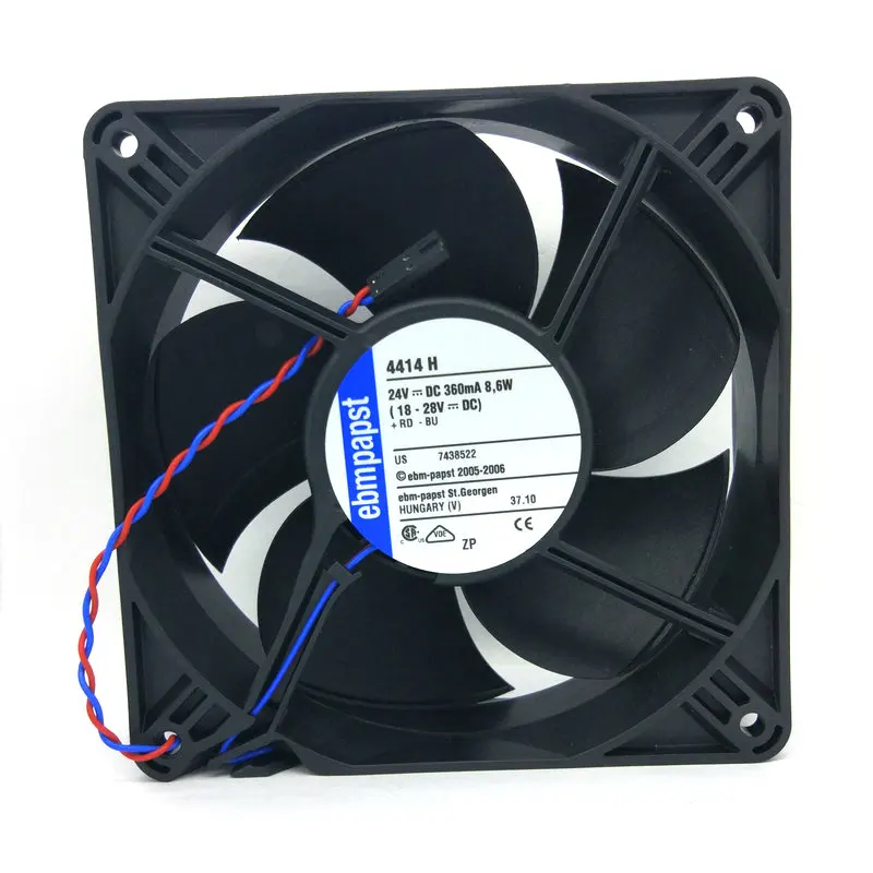 Новый оригинальный EBM papst 4414 H 12 см 120x120x38 мм DC24V 350mA 8,6 W двойной шаровой Инвертор Вентилятор охлаждения