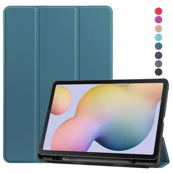 

For Samsung Tab S7 2020 Tablet Case Leather 360 Protect Folding Case for Samsung Galaxy TAB S7 11'' Flip Cover Pen Slot Holder