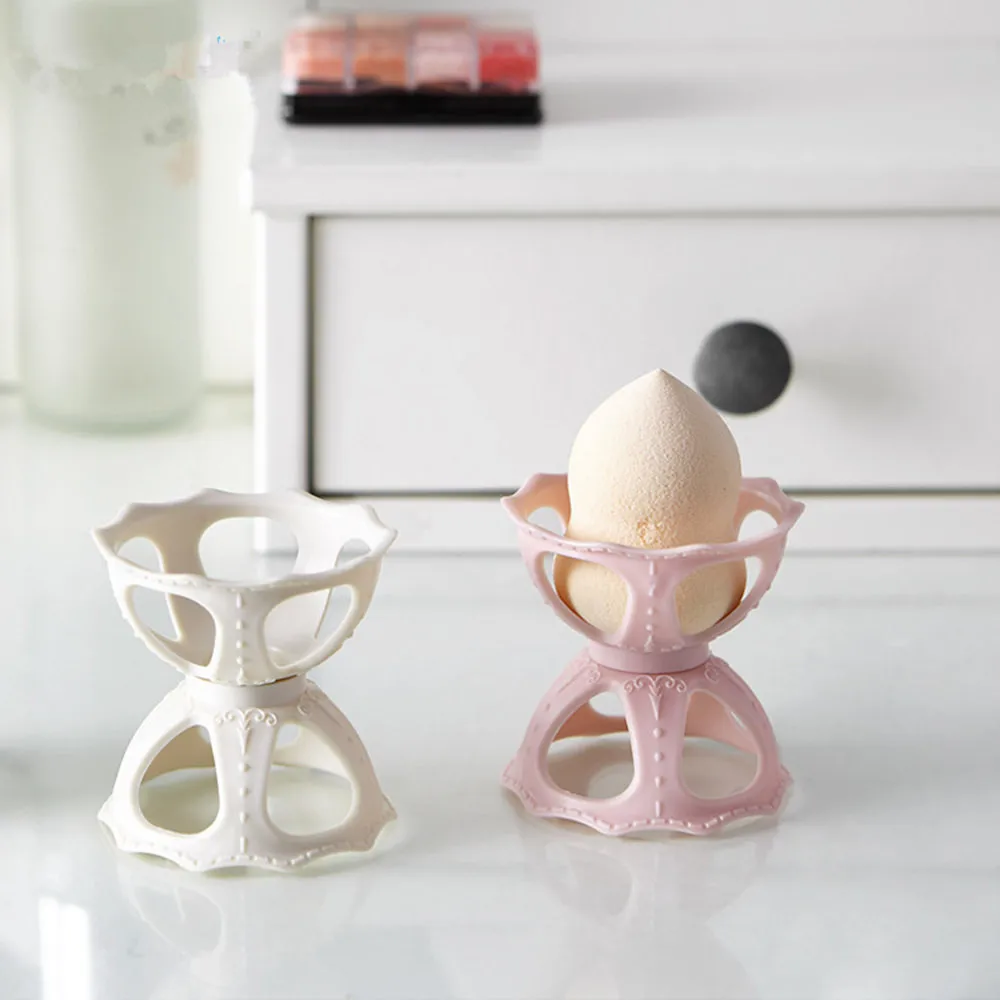 Beauty Makeup Powder Puff Storage Rack Egg Sponge Blender Drying Stand Holder #25 | Дом и сад