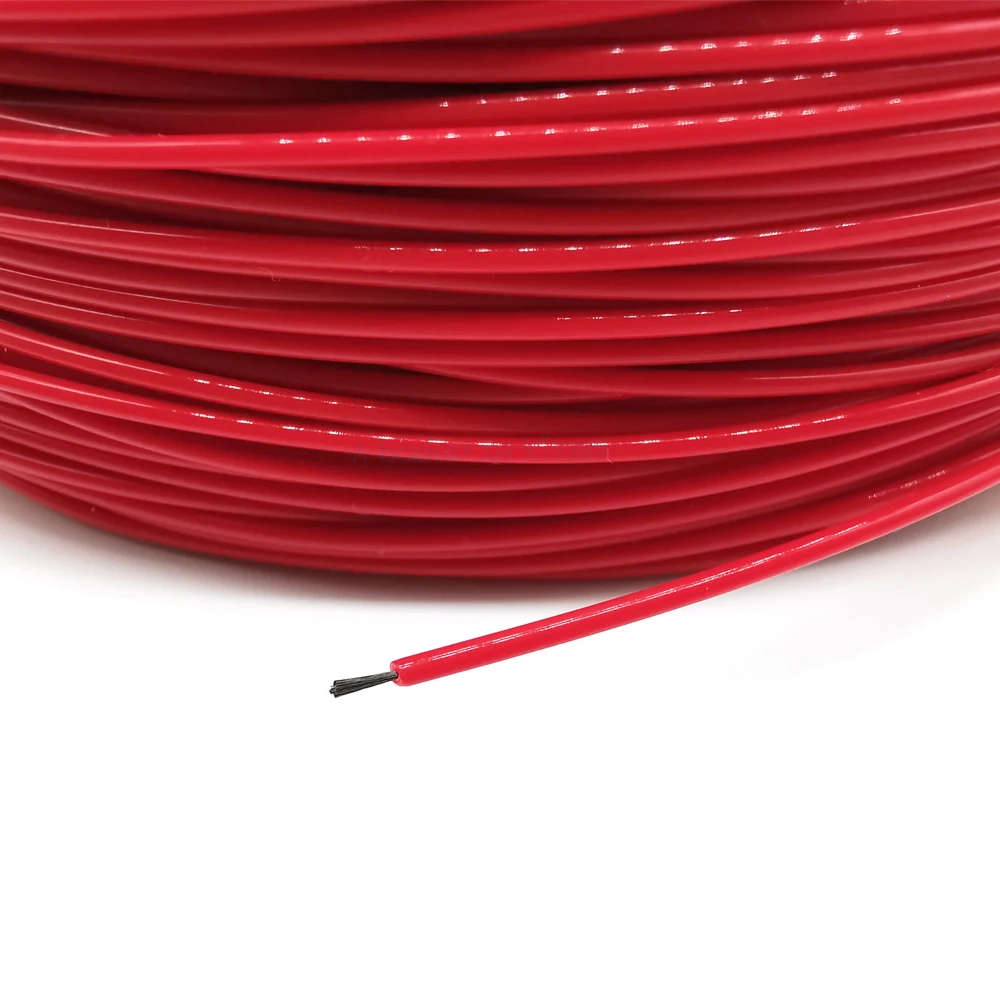 50meter 66ohm 6k PTFE flame retardant carbon fiber heating cable heating wire DIY special heating cable for heating supplies