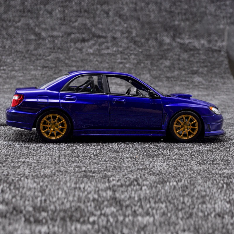 Welly масштаб 1/24 Subaru Impreza WRX STI гоночный спортивный автомобиль литой Дисплей модель