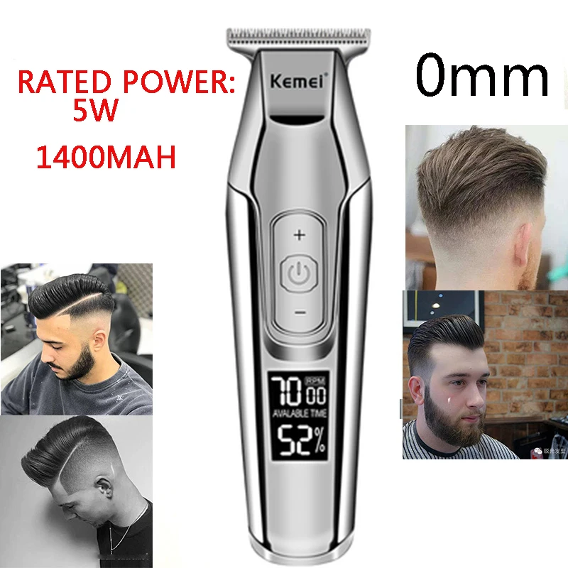 Professional electric hair trimmer for men body beard trimer male hair cutting machine haircut mustache cordless finishing 4