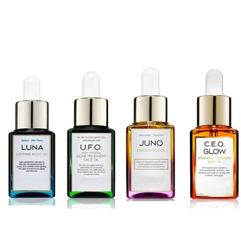 

24pcs Skin Care JUNO U.F.O LUNA C.E.O Glow Ultra-Clarifying Face Oil Vithmin C Turmeric Sleeping Night Essential Face Oil 15ml