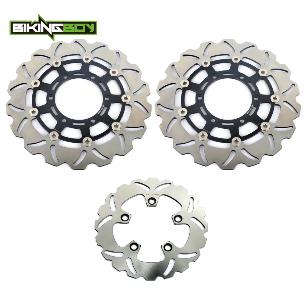 BIKINGBOY для SUZUKI GSXR 600 750 2008- K8 K9 L0-L7 GSX-R 1000 2009- K9-L6 полные комплекты спереди и сзади тормозные диски роторы