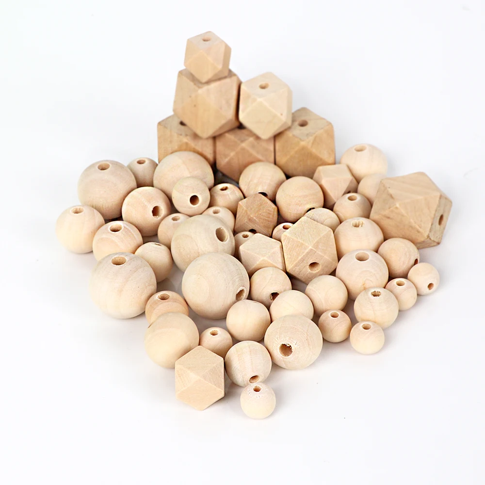 TYRY. HU деревянные бусины из бука Прорезыватель бусины делая браслет соска цепи аксессуары для детей; из дерева крошечный стержень зубной