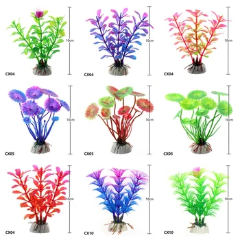 

Hot Sale Underwater Fish Tank Plastic Plant Landscape Simulation Water Plant Grass Ornament Decor Artificial Aquarium Decoration
